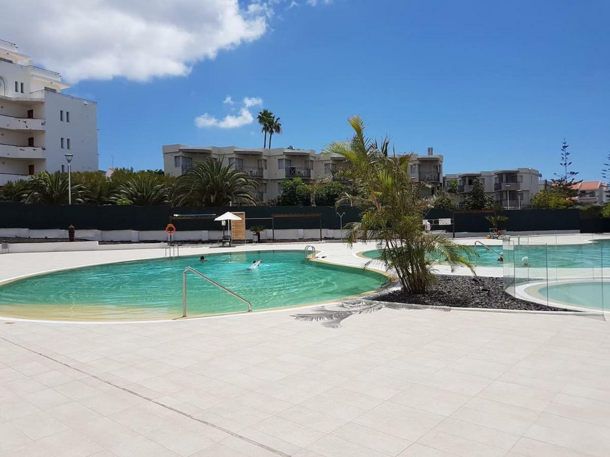 San Marino With Heated Pool, Only 450 Meters To The Beach, Wifi Arona  Luaran gambar